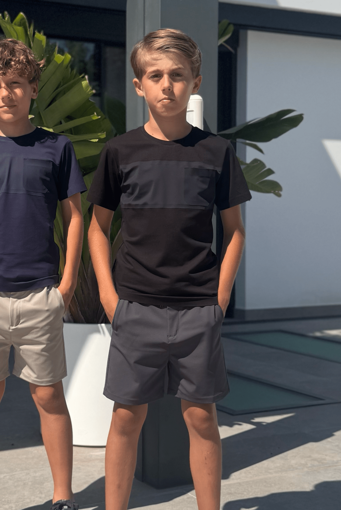 Boy's Luxury Vertex T-Shirt - Black - Vincentius