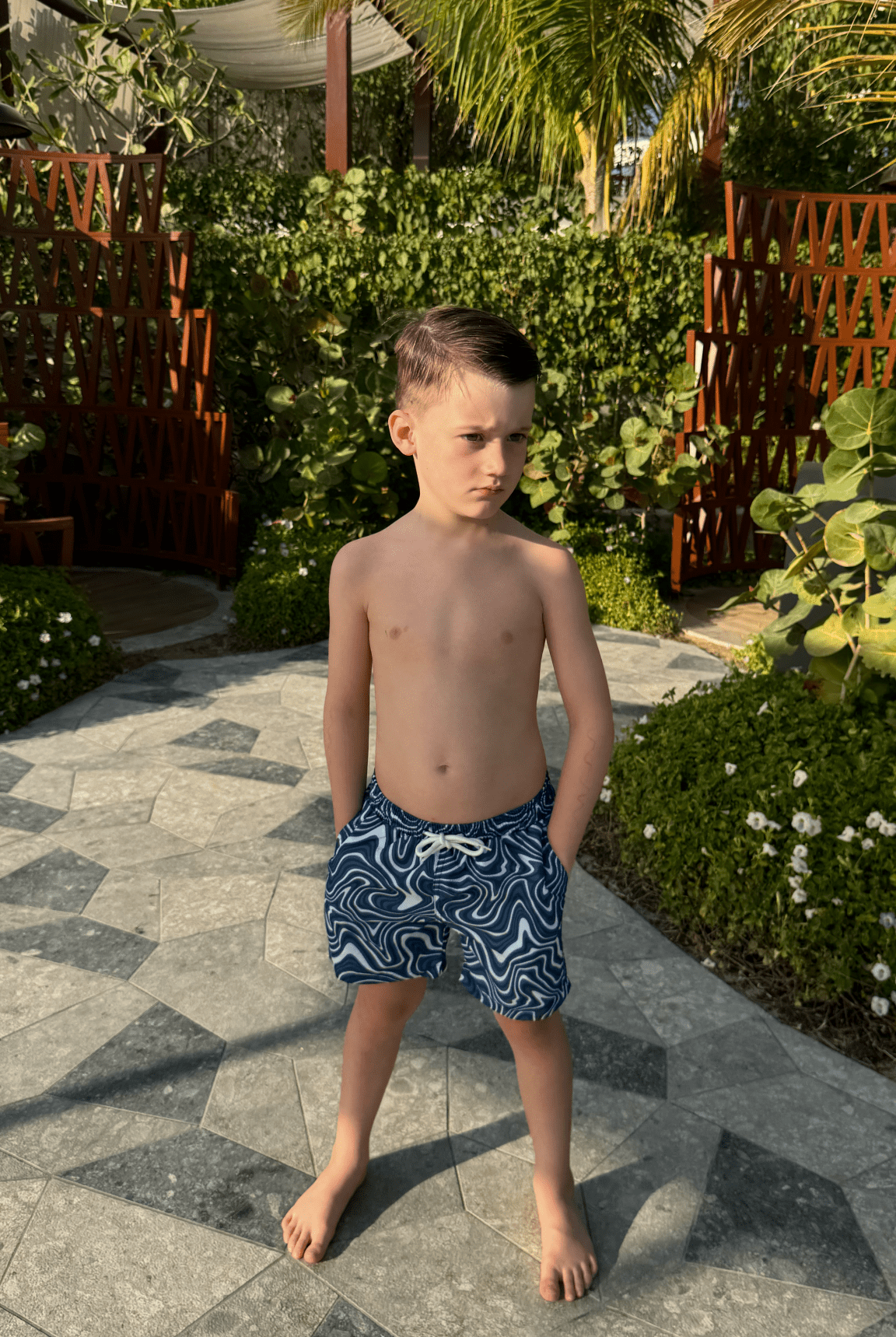 BOY'S NAXOS SWIM SHORT - Vincentius