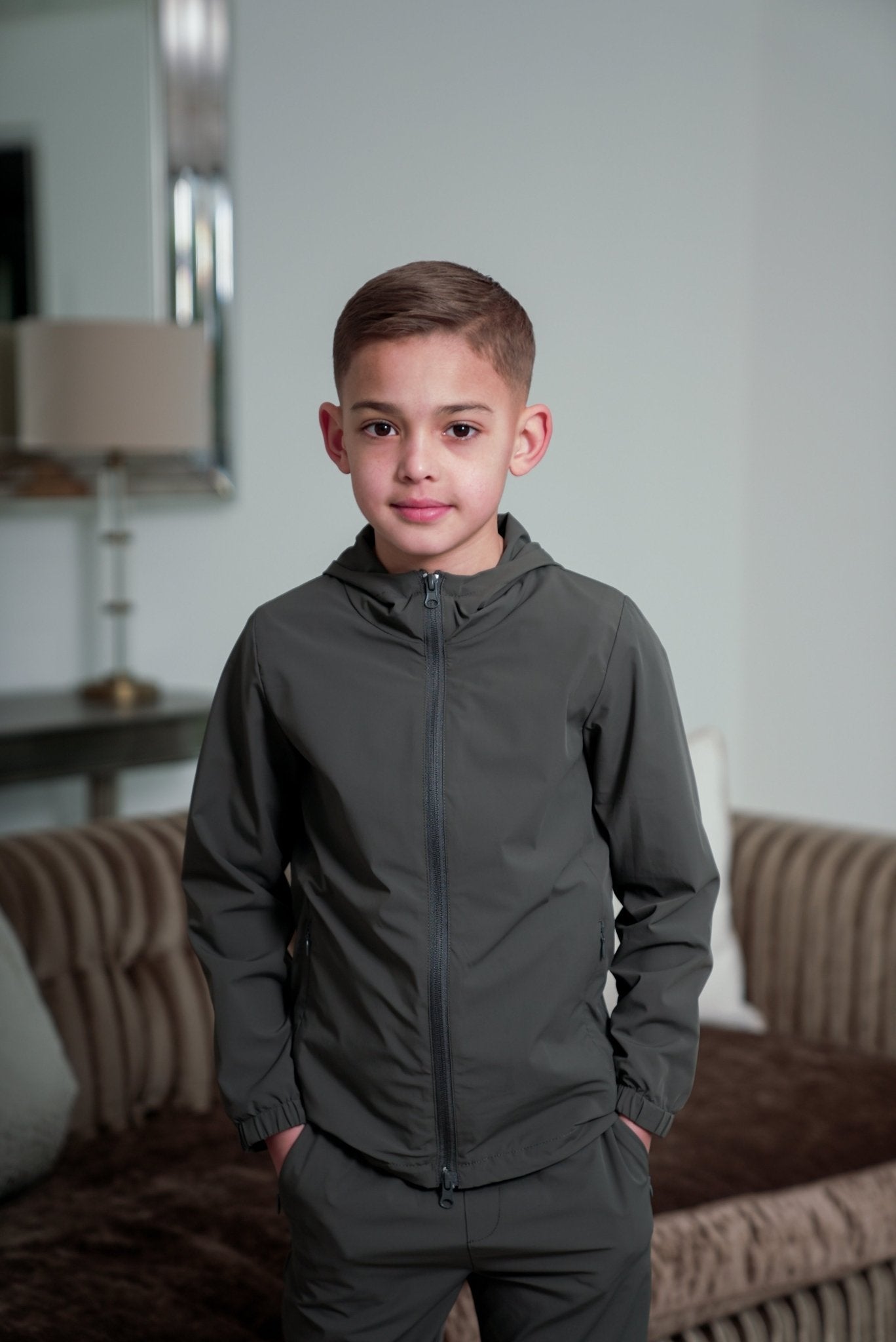 Boy's Olive Transitional Jacket (DISPATCH 19/03/25) - Vincentius