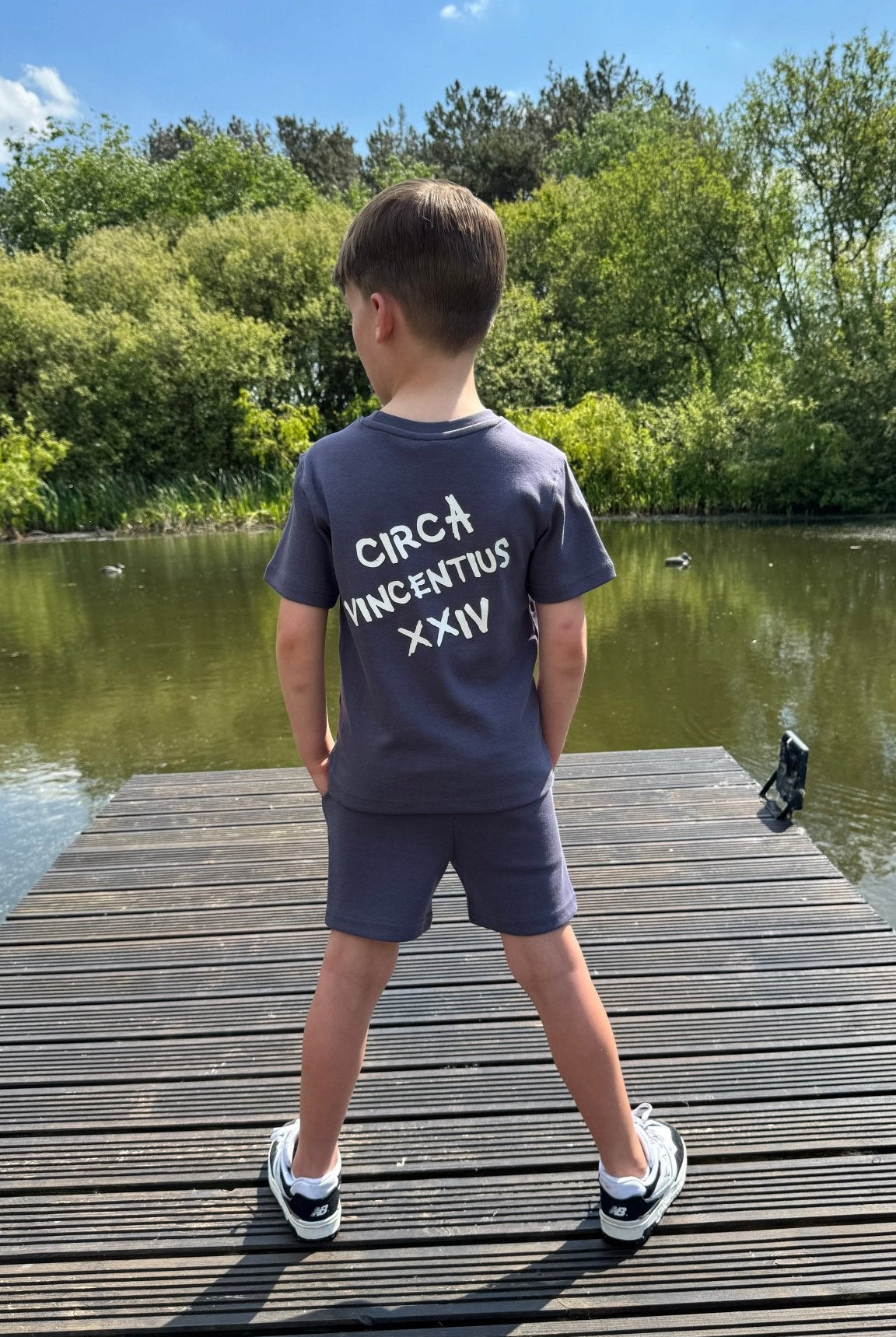 Boy's Relaxed Circa XXIV Lounge Set - Air Force - Vincentius