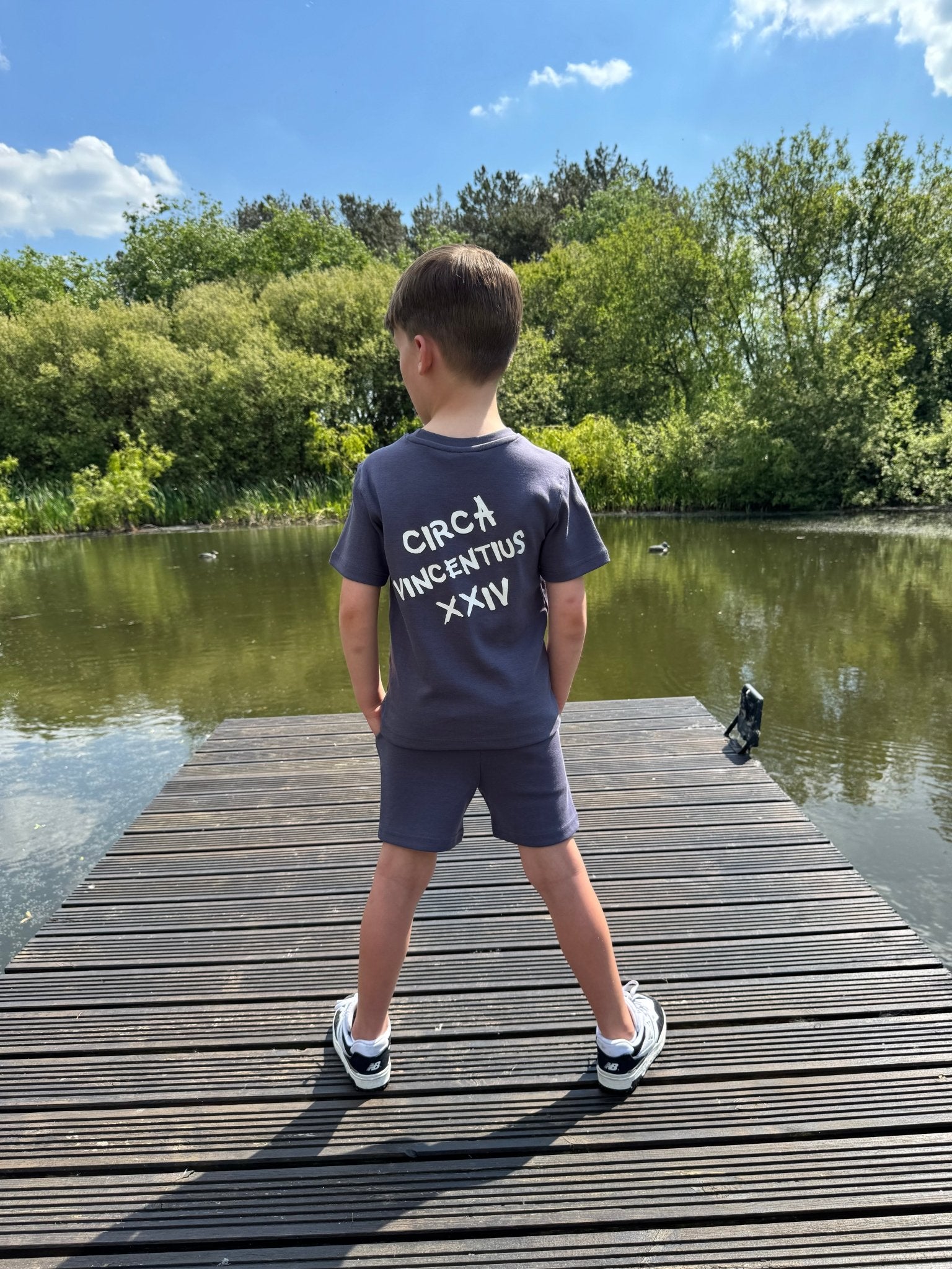 Boy's Relaxed Circa XXIV Lounge Set - Air Force - Vincentius