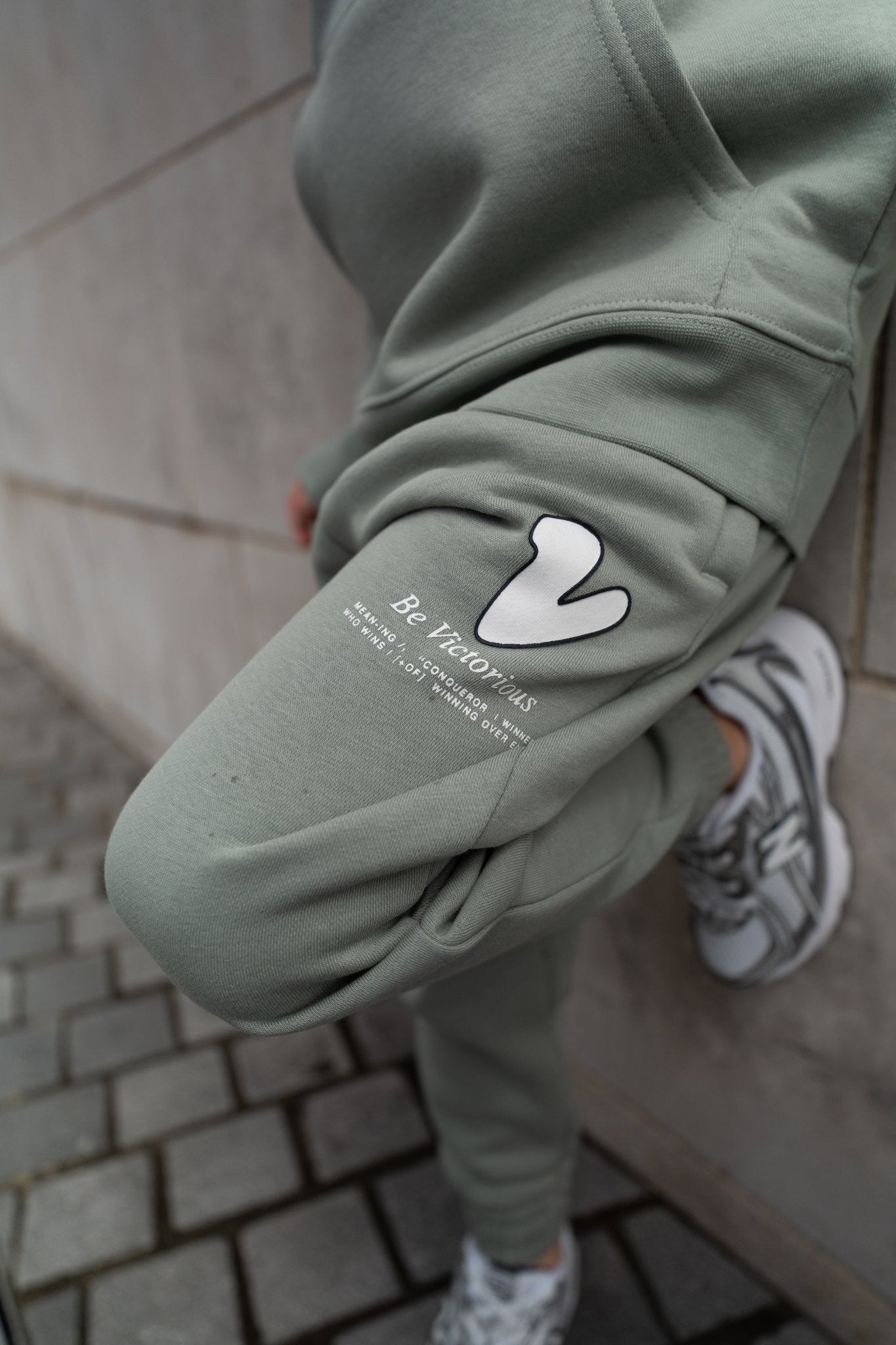 Boy's Subway Graffiti Tracksuit - Sage - Vincentius