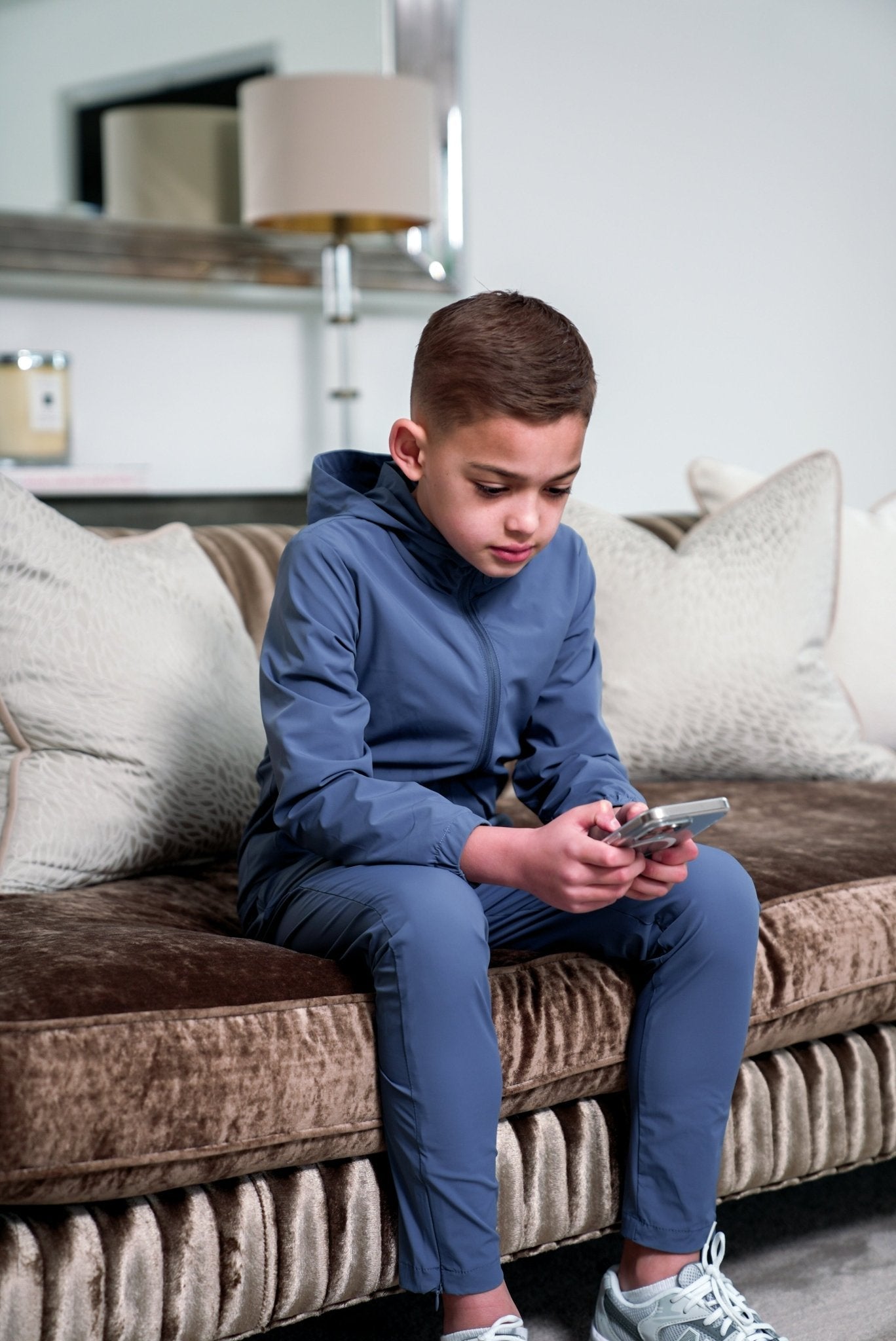 Boy's Transitional Tracksuit - Airforce - Vincentius