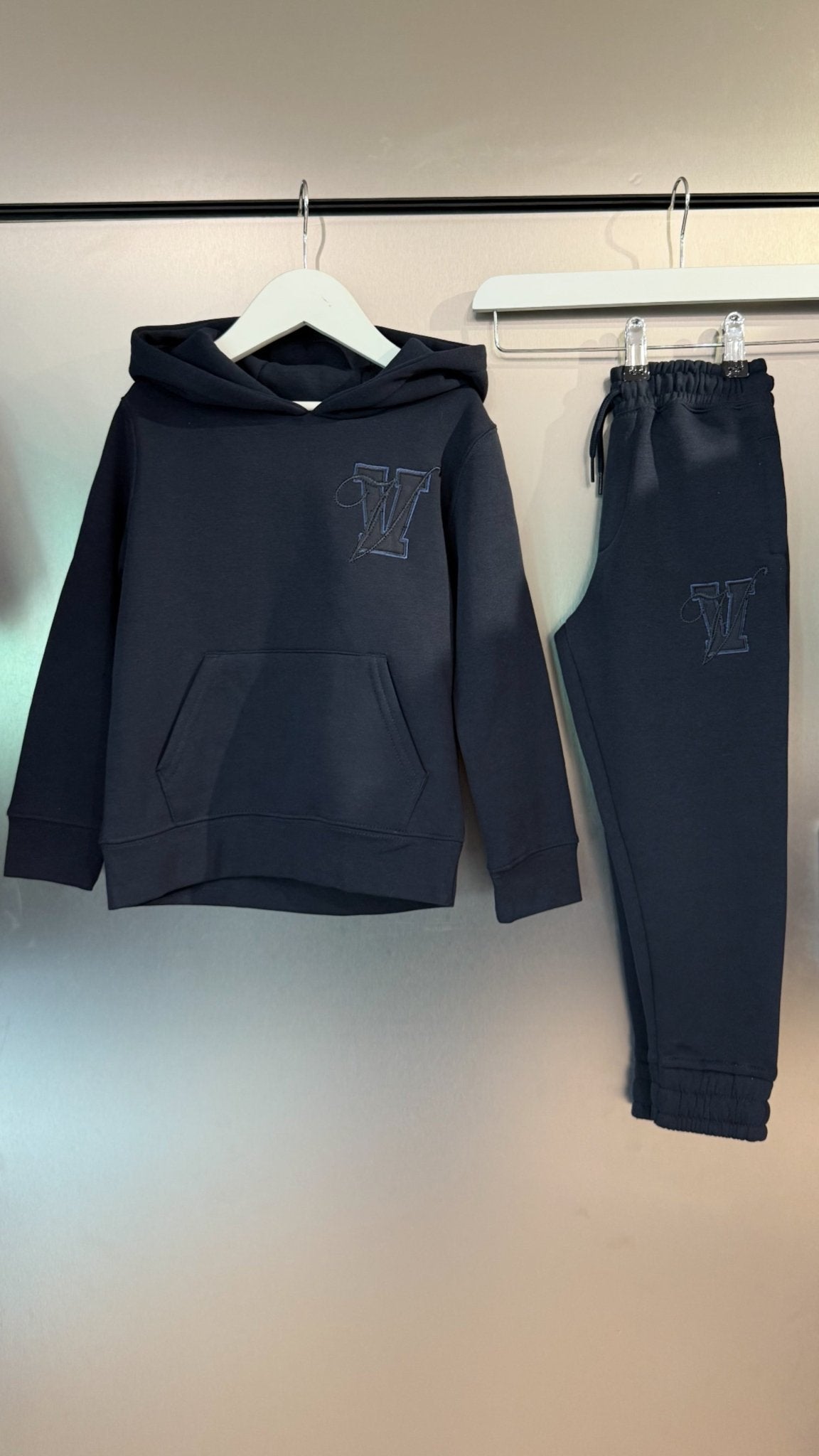 Boy's Varsity Tracksuit - Navy - Vincentius