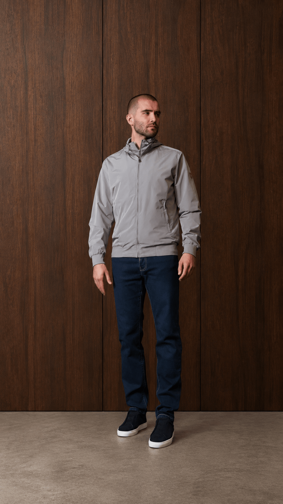 Double Layer Jacket - Grey - Vincentius