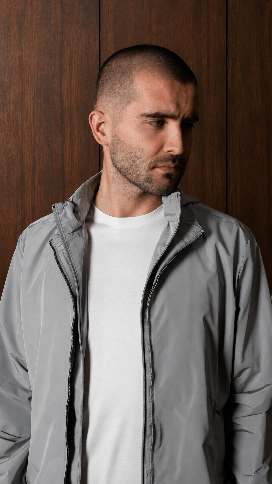 Double Layer Jacket - Grey - Vincentius
