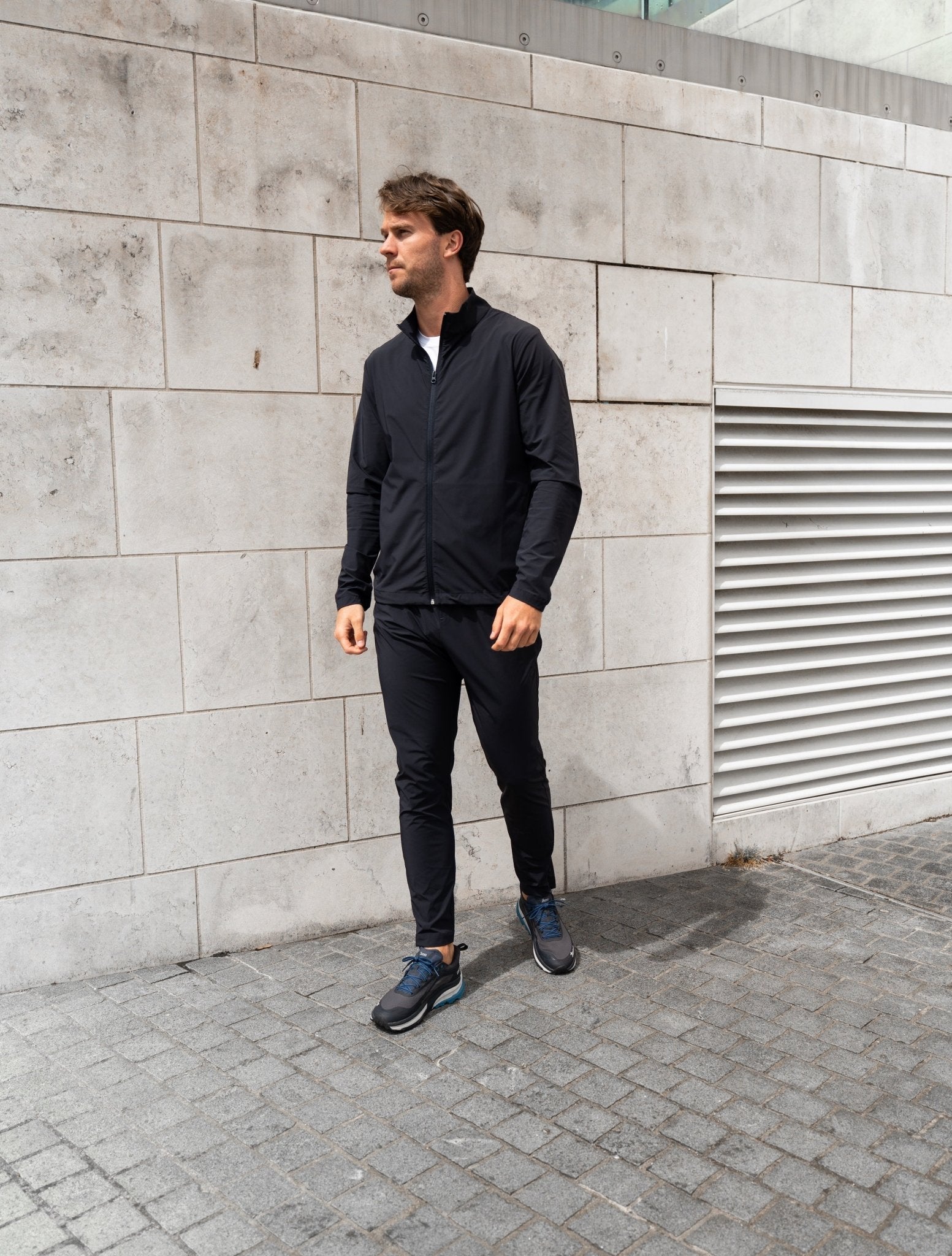 Transitional Full Zip Tracksuit - Navy - Vincentius