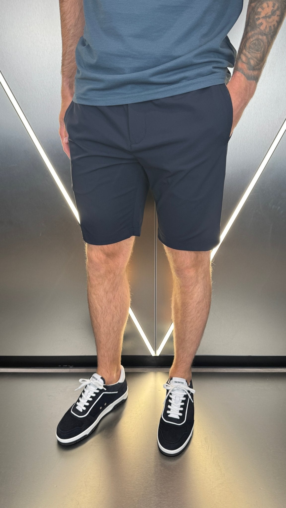 Vincentius Commuter Shorts - Dark Navy - Vincentius