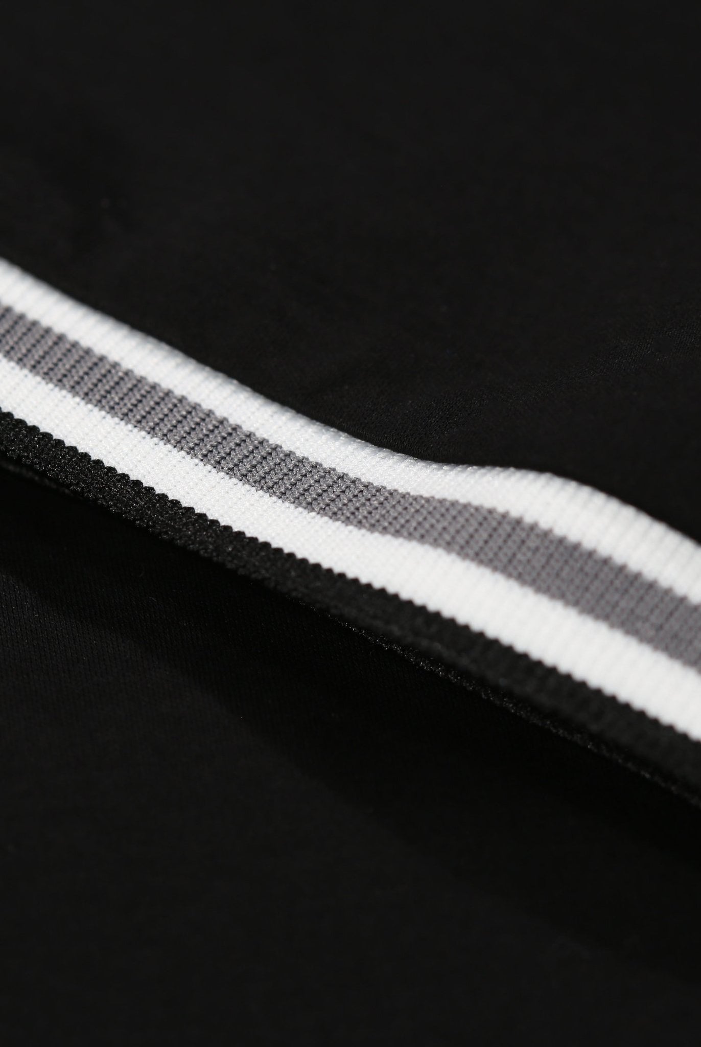 Boys Ribbed Cuff Black T Shirt - Vincentius