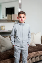 Boy's Light Grey Transitional Jacket (DISPATCH 19/03/25) - Vincentius