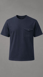 Boy's Luxury Pocket Logo T-Shirt - Navy - Vincentius