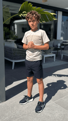 Boy's Luxury Vertex T-Shirt - Sand - Vincentius