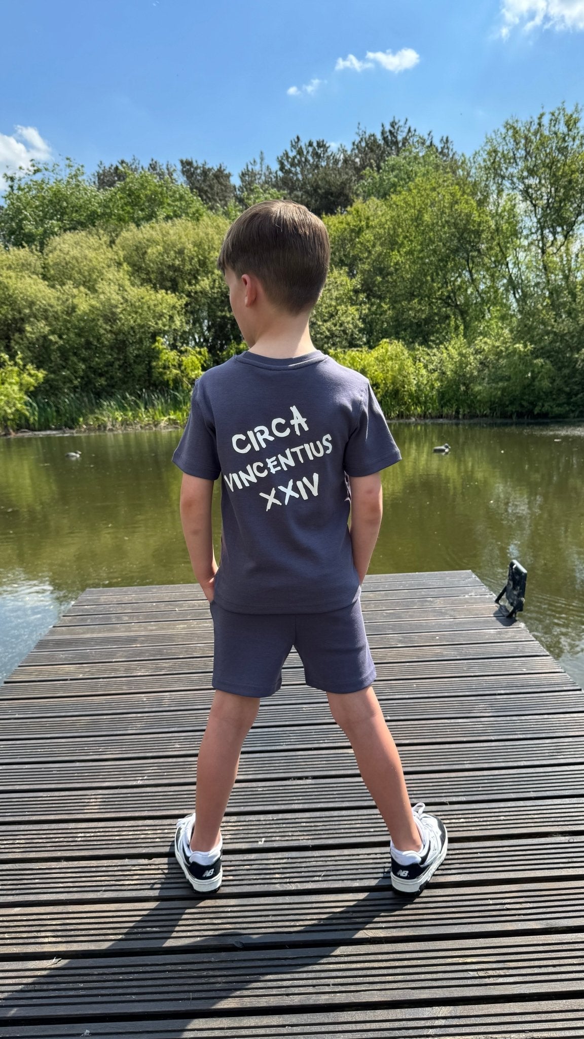 Boy's Relaxed Circa XXIV Lounge Set - Air Force - Vincentius