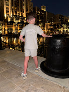 Boy's Relaxed Subway Grafitti Lounge Set - Grey Marl - Vincentius