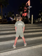 Boy's Relaxed Subway Grafitti Lounge Set - Sage - Vincentius