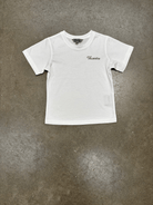 Boys Script T-Shirt - White - Vincentius