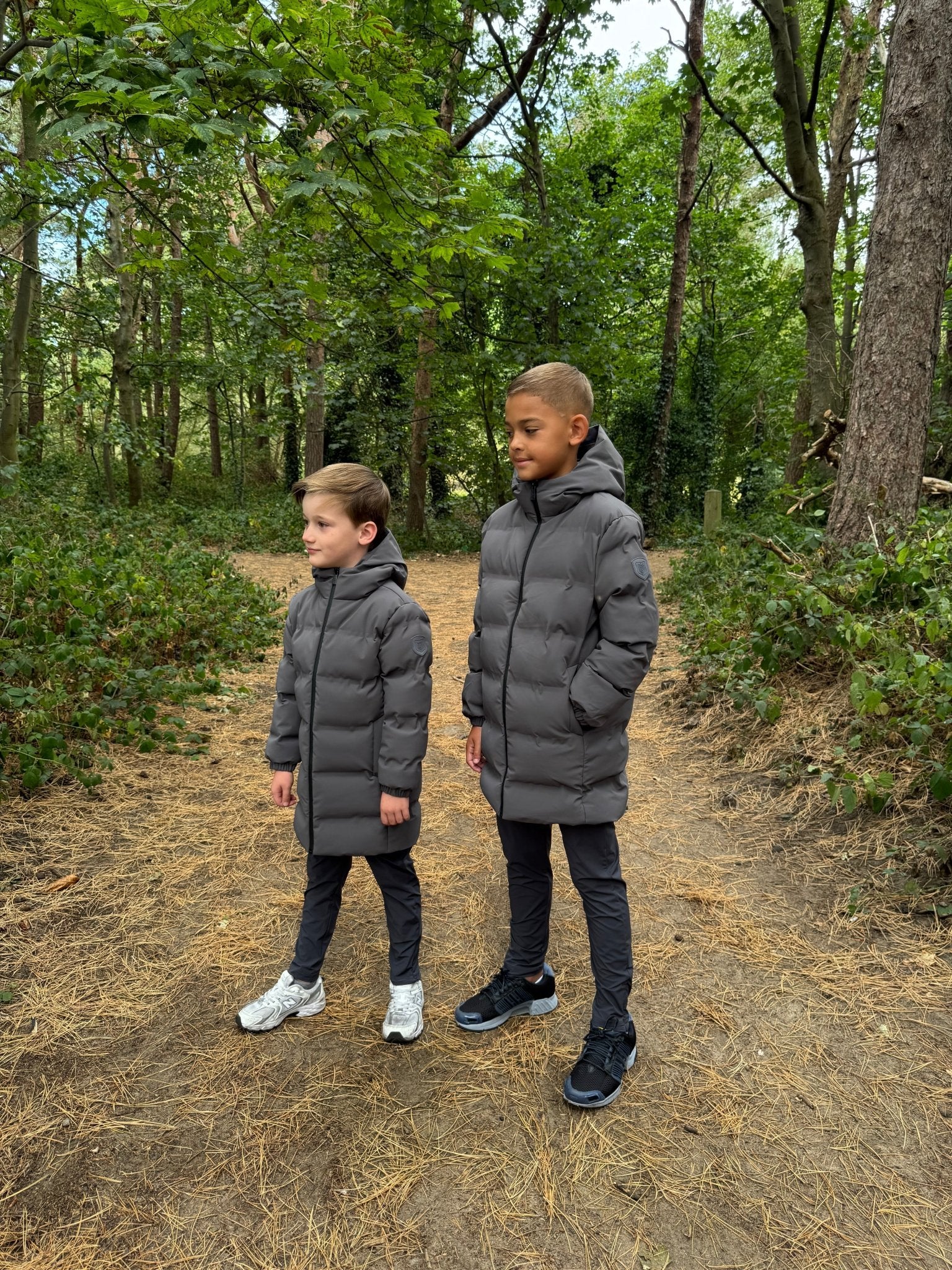 Boy's Technical Parka - Charcoal - Vincentius