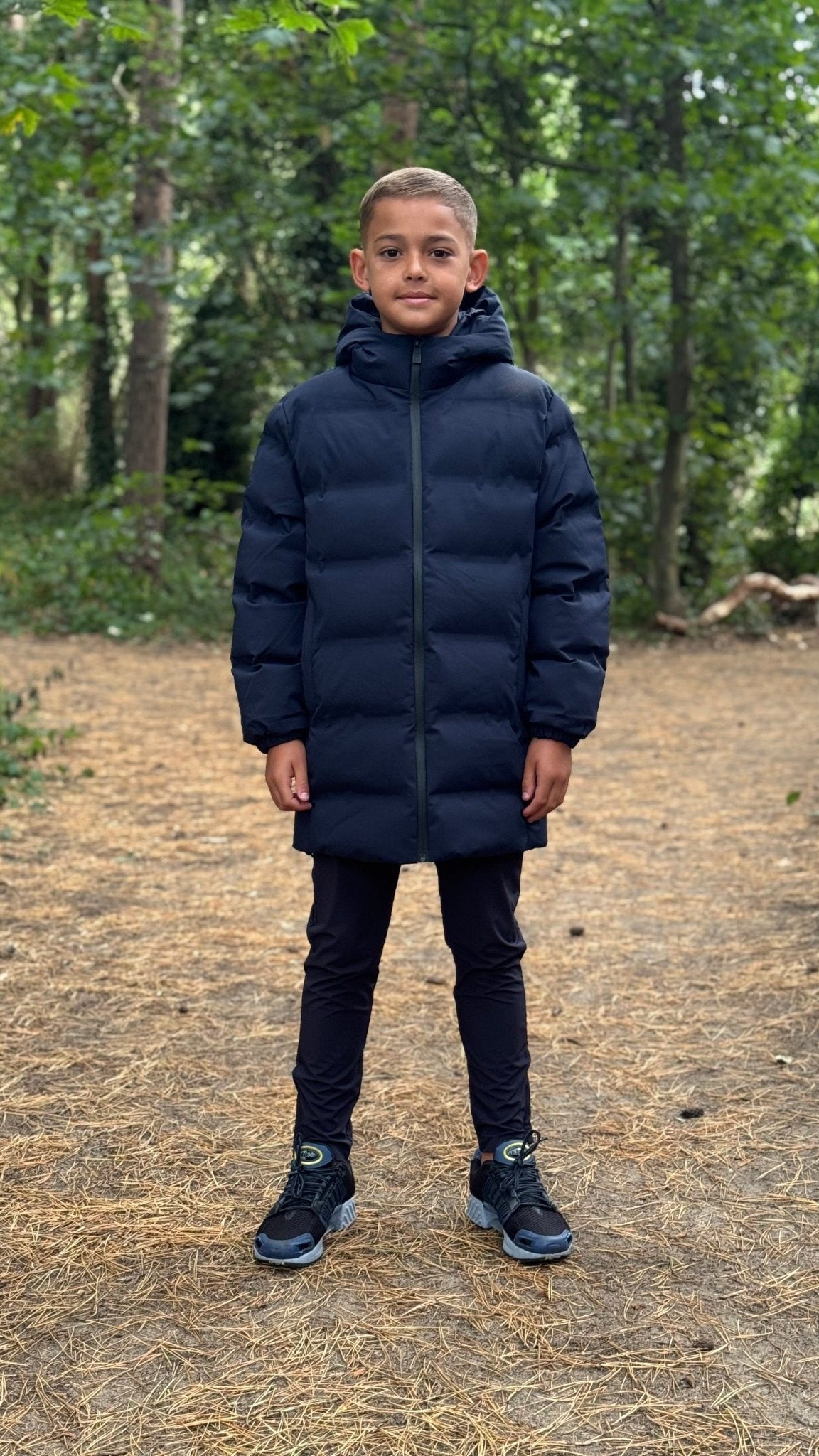 Boy's Technical Parka - Navy - Vincentius