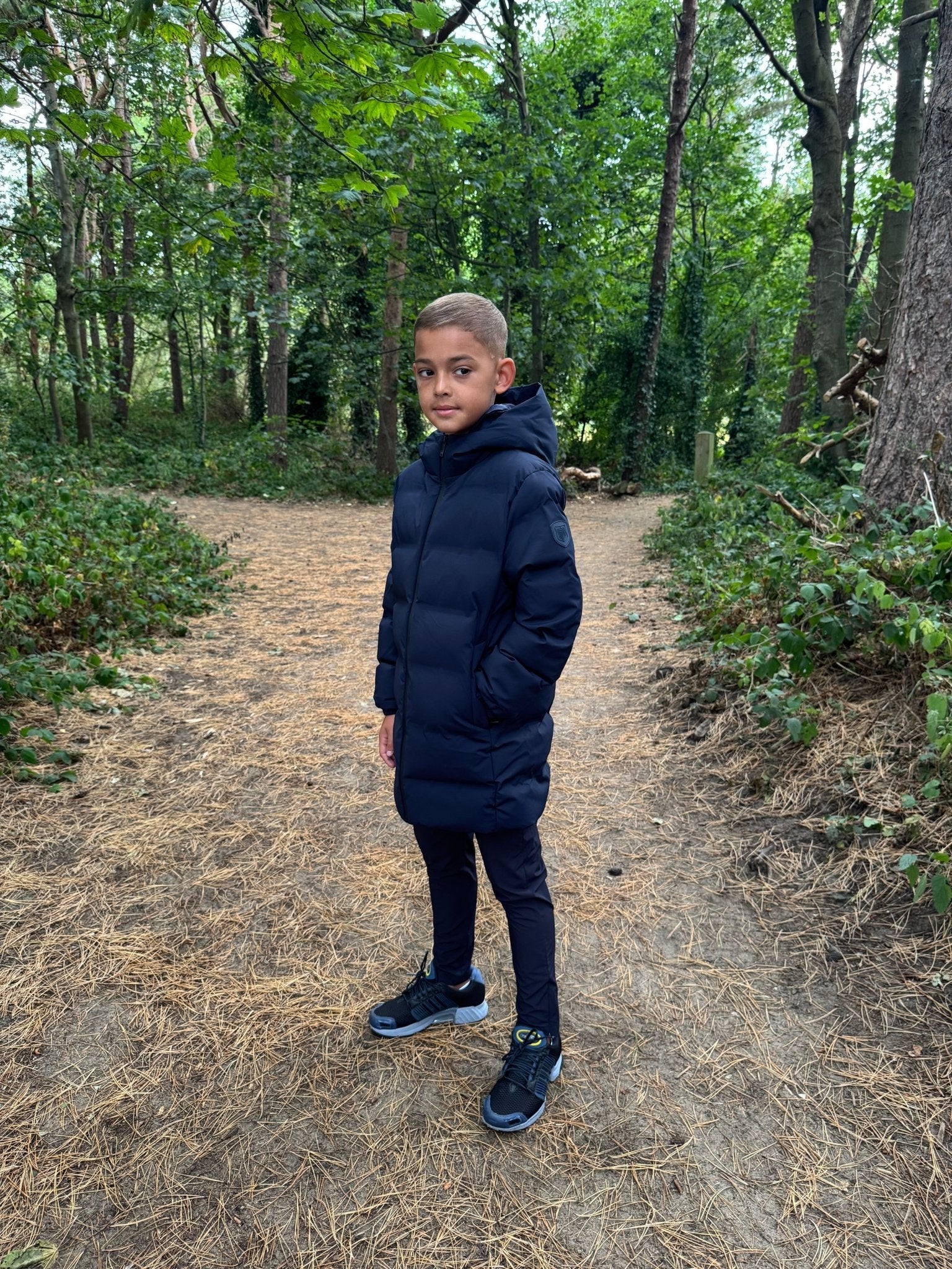 Boy's Technical Parka - Navy - Vincentius