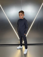 Boy's Transitional Tracksuit - Navy - Vincentius