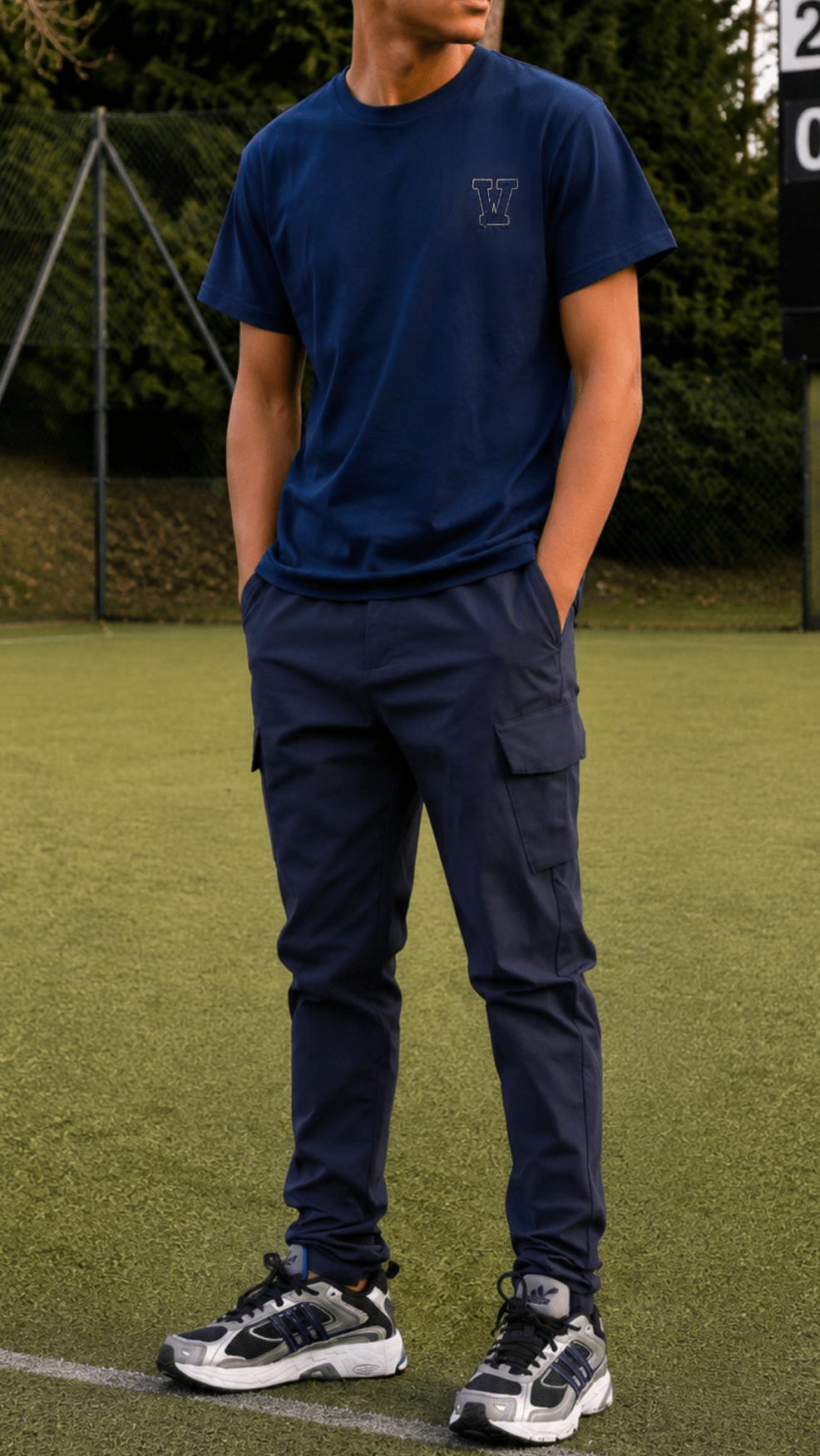 Boys Varsity T-Shirt - Navy - Vincentius
