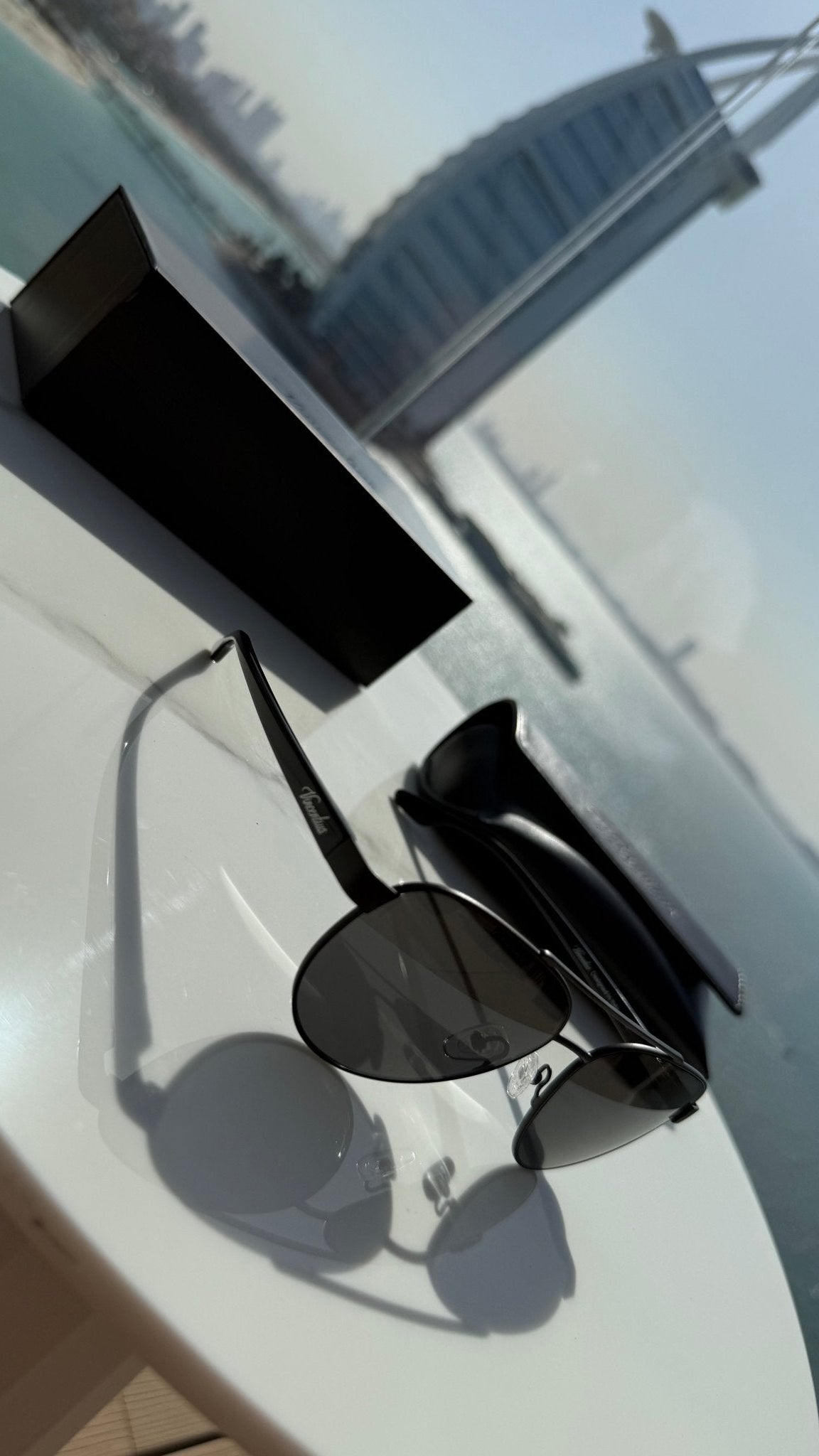 Capri Sunglasses - Black/Black - Vincentius