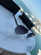 Capri Sunglasses - Gunmetal / Black - Vincentius