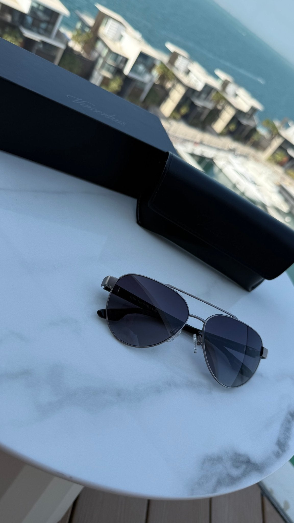Capri Sunglasses - Gunmetal / Black - Vincentius