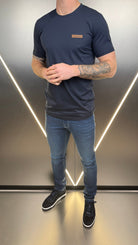 Classic Edition Tailored Fit Jean - Mid Blue/White - Vincentius