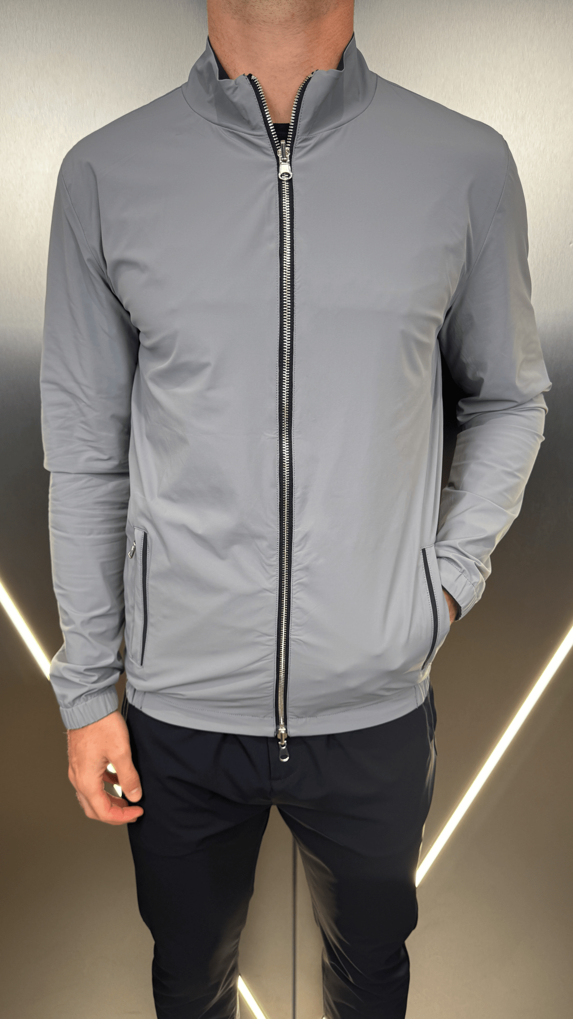 Commuter Reverse Jacket - Navy/Stone - Vincentius