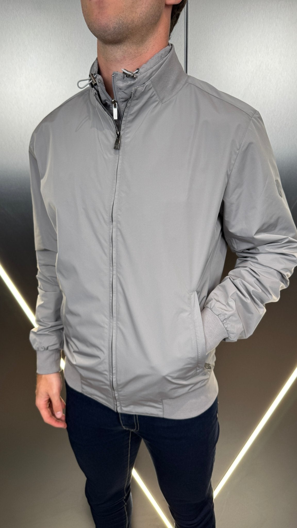 Double Layer Jacket - Grey - Vincentius