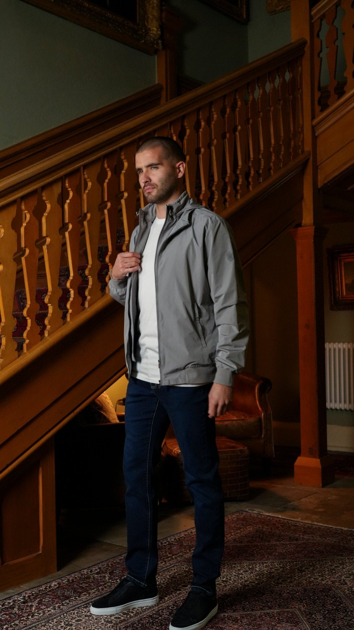 Double Layer Jacket - Grey - Vincentius