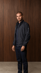 Double Layer Jacket - Navy - Vincentius