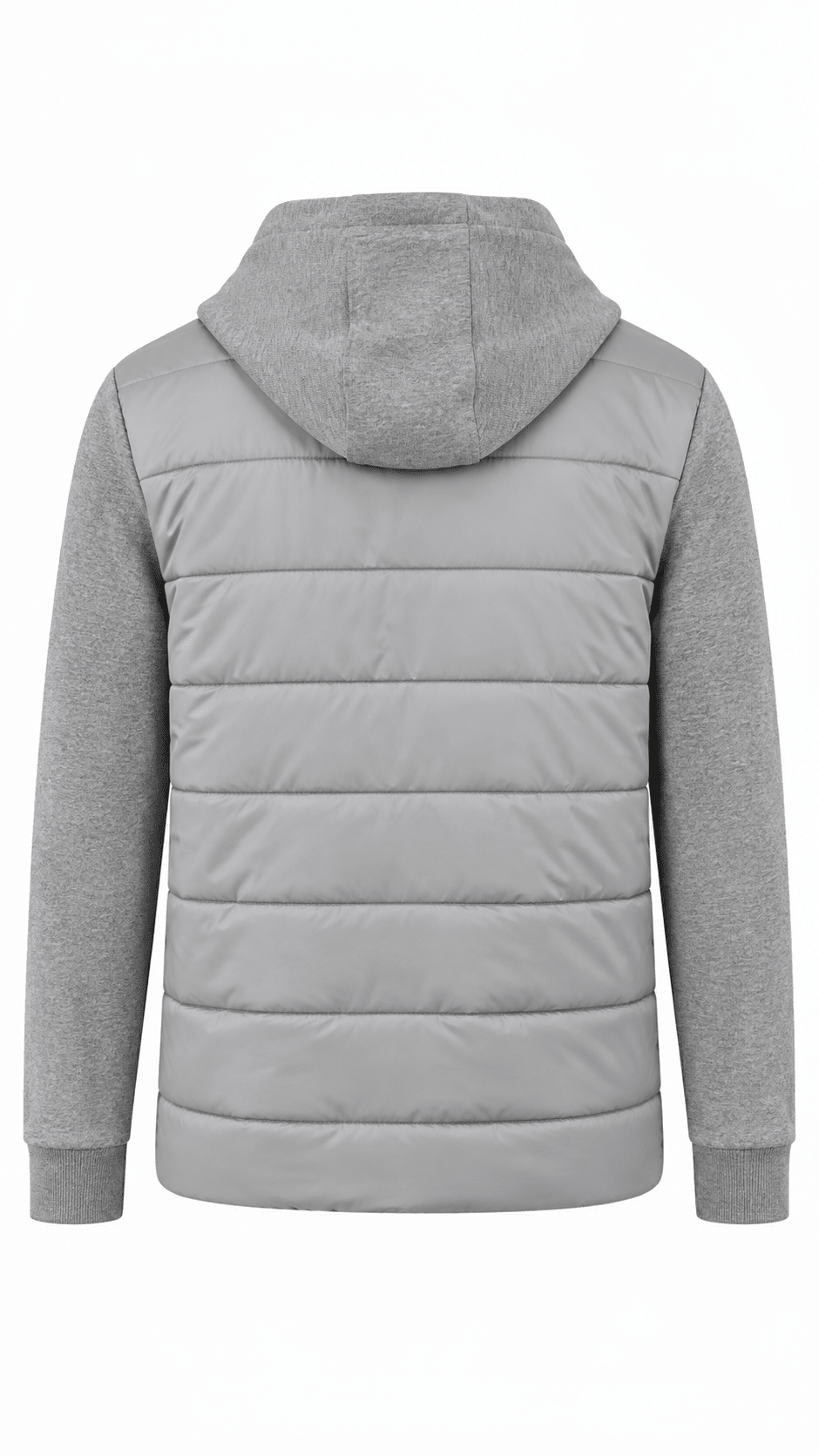 Hybrid Quilted Jacket - Grey Marl (Pre-Order Dispatch 16/9/26) - Vincentius