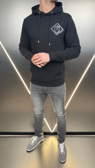 Luxury Double Crest Hoodie - Black - Vincentius