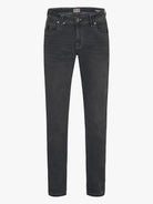Luxury Edition Tailored Fit Jeans - Mid Grey/Black Patch - Vincentius