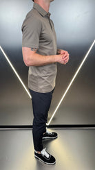 Luxury Mercerised Mocha Polo T Shirt - Vincentius