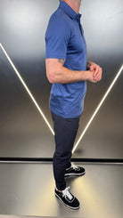 Luxury Mercerised Sapphire Polo T Shirt - Vincentius