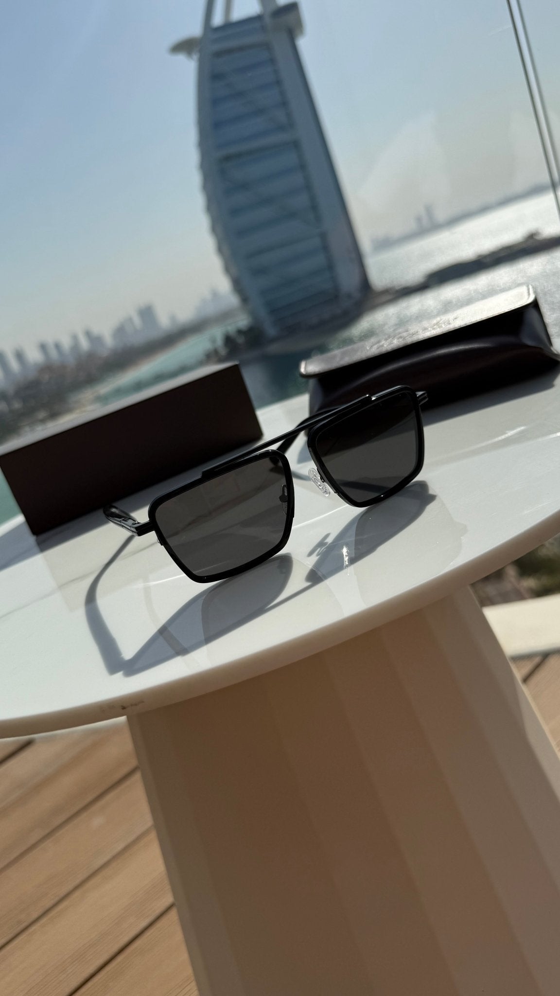 Portofino Sunglasses - Black/Black - Vincentius