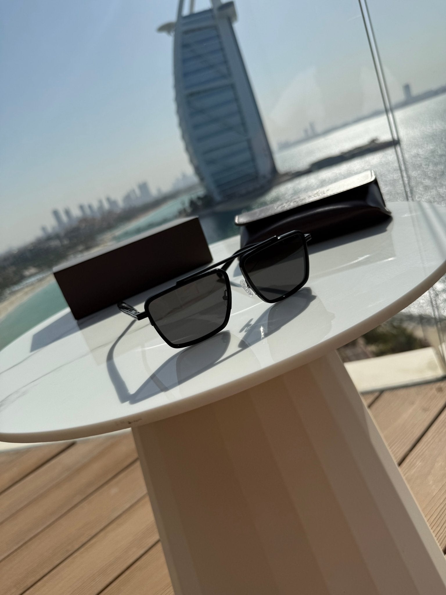 Portofino Sunglasses - Black/Black - Vincentius