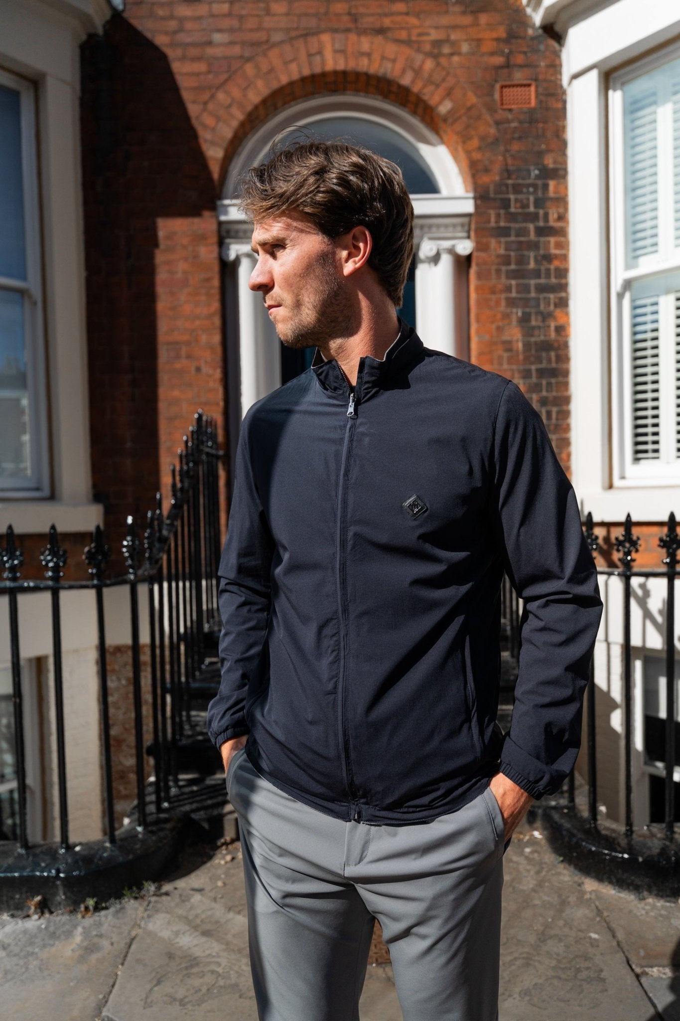 Premium Reverse Jacket - Dark Navy/Grey - Vincentius