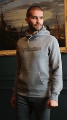 Serif Boucle Hoodie - Grey Marl - Vincentius