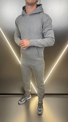 Silicone Badge Every Day Tracksuit - Grey Marl / Black - Vincentius