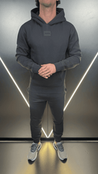 Tonal Badge Every Day Tracksuit - Charcoal - Vincentius