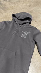 Varsity Luxe Hoodie - Charcoal - Vincentius