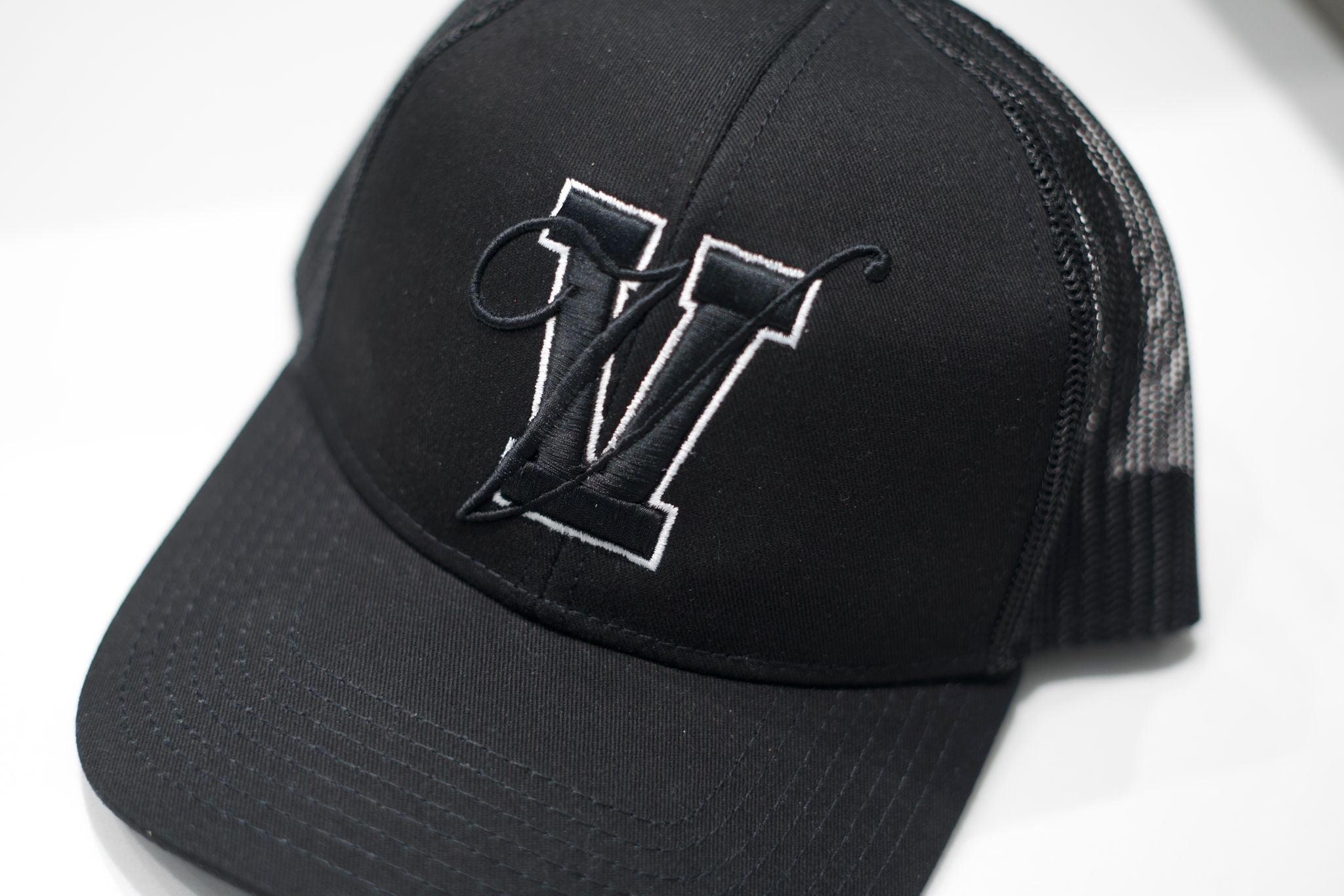 Varsity Trucker Cap - Black (PRE - ORDER NOW, EXPECTED MID JUNE) - Vincentius