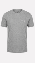 Vincentius Elegant Script T-Shirt - Grey Marl - Vincentius